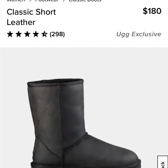 UGG | Shoes | Guc Uggs Classic Short Leather | Poshmark display picture 3